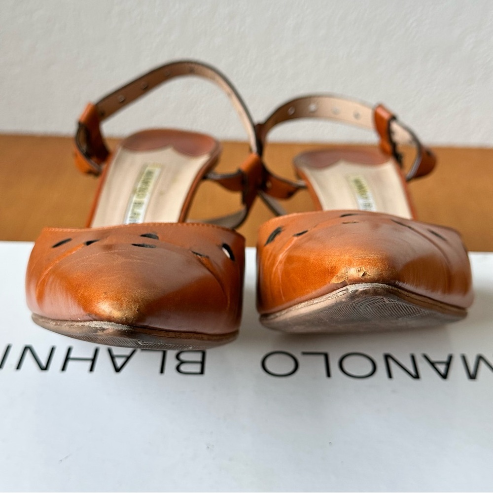 Manolo Blahnik Slingbacks - Picture 6 of 13